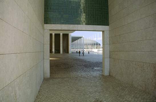 Gate in the south facade